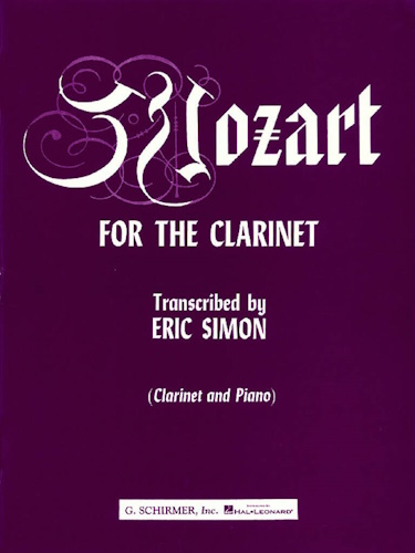 MOZART FOR THE CLARINET