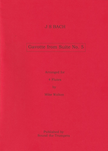 GAVOTTE from Suite No.5 (score & parts)