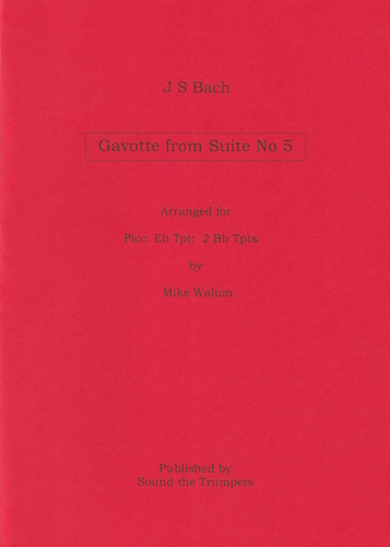 GAVOTTE from Suite No.5 (score & parts)