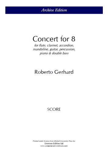 CONCERT FOR 8 (Score)