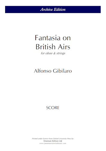 FANTASIA ON BRITISH AIRS score
