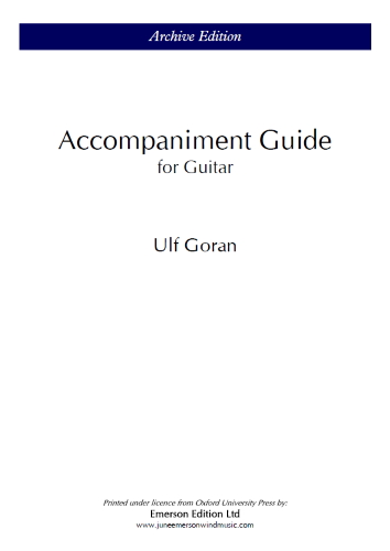 ACCOMPANIMENT GUIDE for Guitar