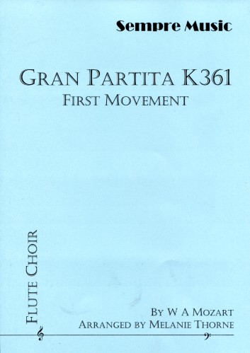 GRAN PARTITA K361 First Movement (score & parts)
