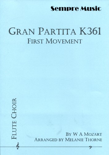 GRAN PARTITA K361 First Movement (score & parts)