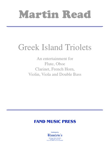 GREEK ISLAND TRIOLETS (score & parts)