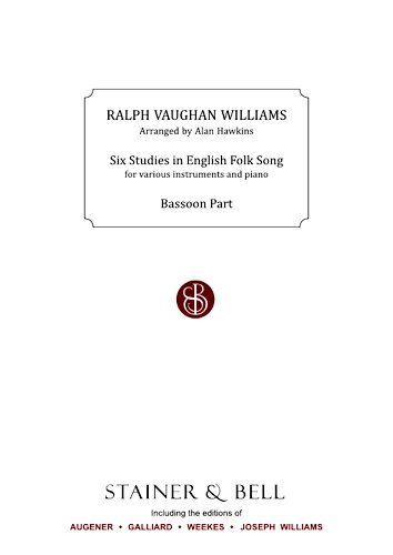 SIX STUDIES IN ENGLISH FOLKSONG Bassoon part