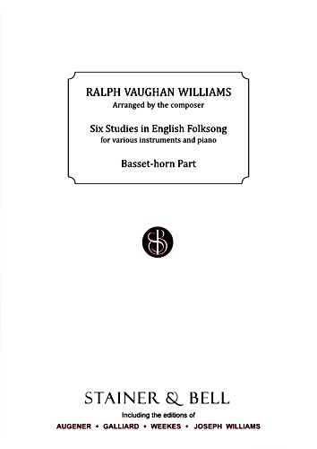 SIX STUDIES IN ENGLISH FOLKSONG Basset Horn part