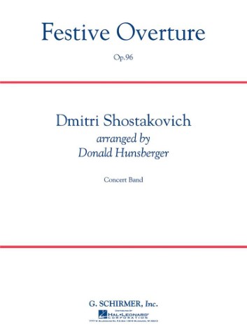 FESTIVE OVERTURE (score & parts)