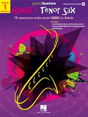 GRADEBUSTERS Grade 1 Tenor Sax + Online Audio