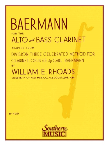 BAERMANN for the Alto & Bass Clarinet
