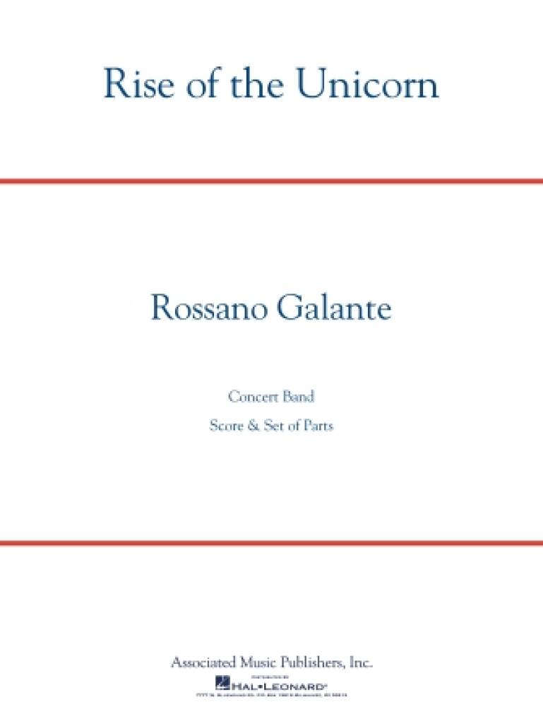 RISE OF THE UNICORN (score & parts)