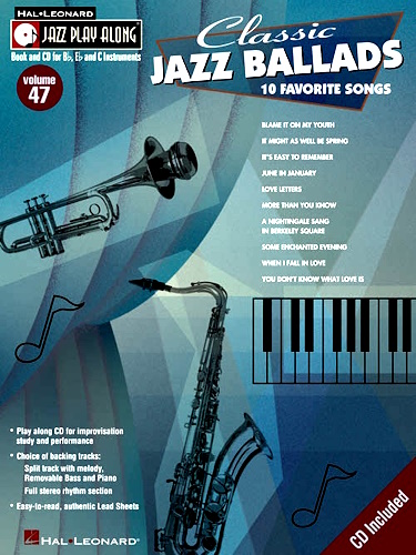 JAZZ PLAYALONG Vol.47 Classic Jazz Ballads + CD