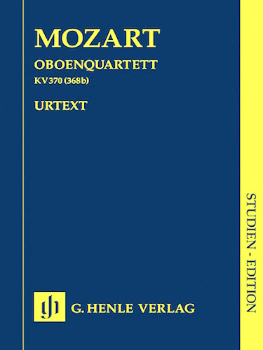 OBOE QUARTET in F major KV 370 (368b) (study score)