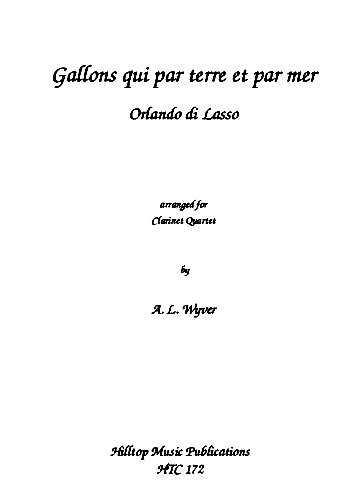 GALLONS QUI PAR TERRE ET PAR MER