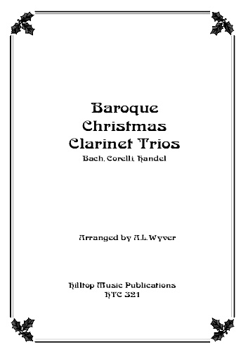 BAROQUE CHRISTMAS CLARINET TRIOS (score & parts)