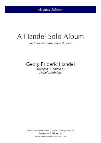 A HANDEL SOLO ALBUM