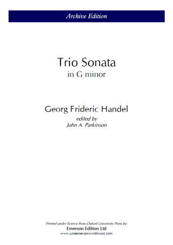 TRIO SONATA in G minor