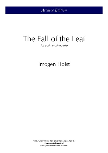 THE FALL OF THE LEAF