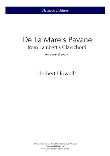 DE LA MARE'S PAVANE