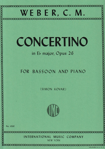 CONCERTINO in Eb major Op.26