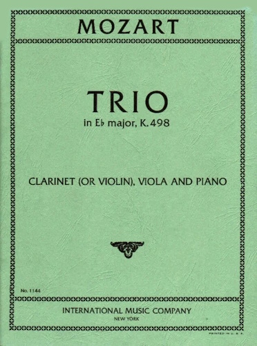 TRIO in Eb major K498 