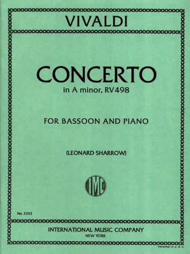 CONCERTO in A minor FVIII/2 PV70 RV498, Op.45 No.3