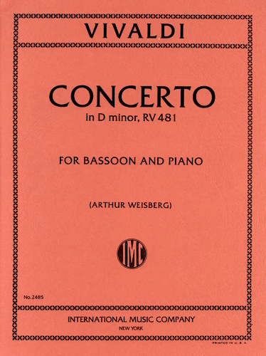 CONCERTO in D minor FVIII/5 PV282 RV481 Op.45 No.7