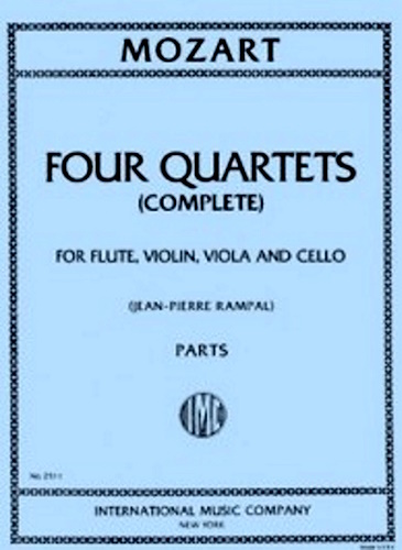 FOUR QUARTETS K285, K285a, K285b, K298 (set of parts)