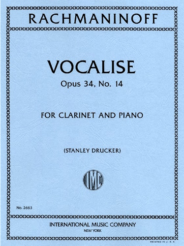 VOCALISE Op.34 No.14