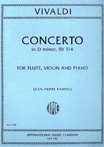 CONCERTO in D minor, F.I No.100