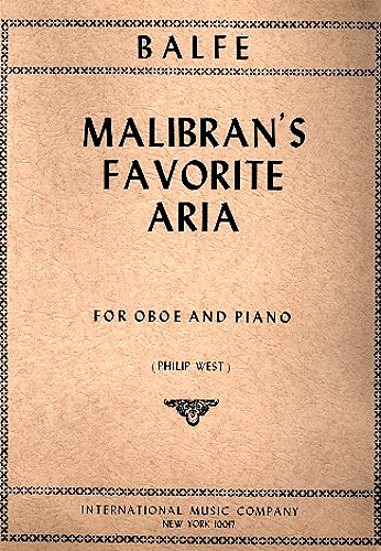 MALIBRAN'S FAVOURITE ARIA