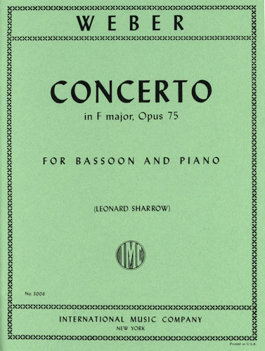 CONCERTO in F major, Op.75