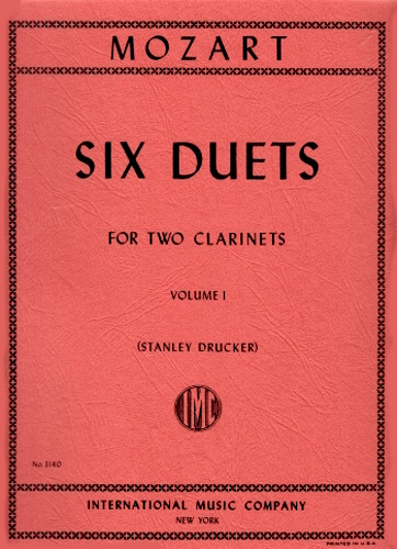SIX DUETS Op.70 Volume 1