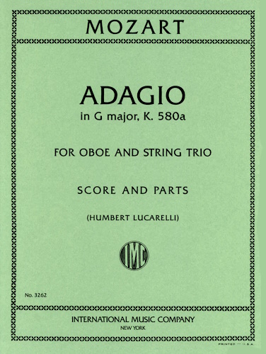 ADAGIO in G major K580a (score & parts)