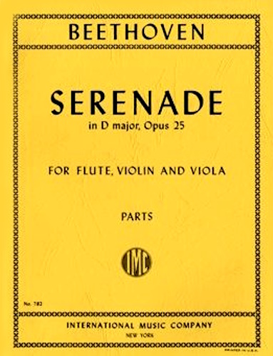 SERENADE IN D Op.25 set of parts
