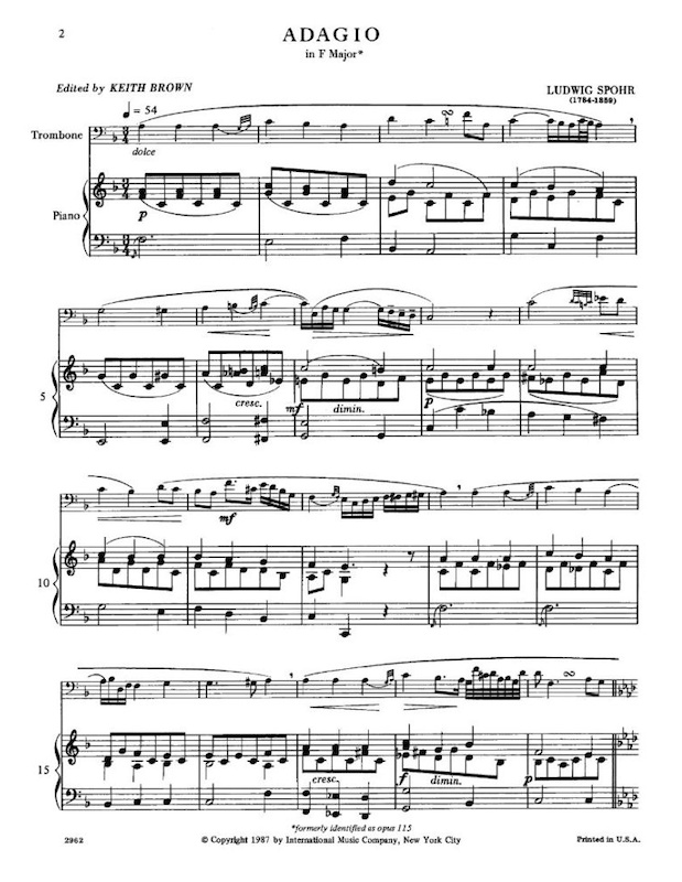 ADAGIO in F major