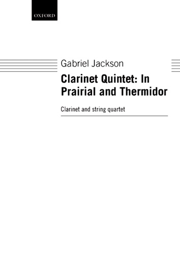 CLARINET QUINTET In Prairial & Thermidor