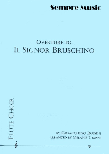 IL SIGNOR BRUSCHINO Overture (score & parts)