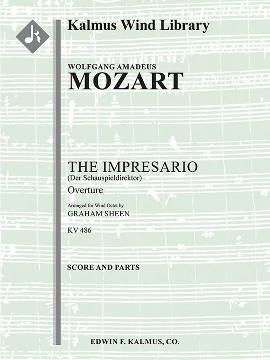 THE IMPRESARIO Overture score & parts