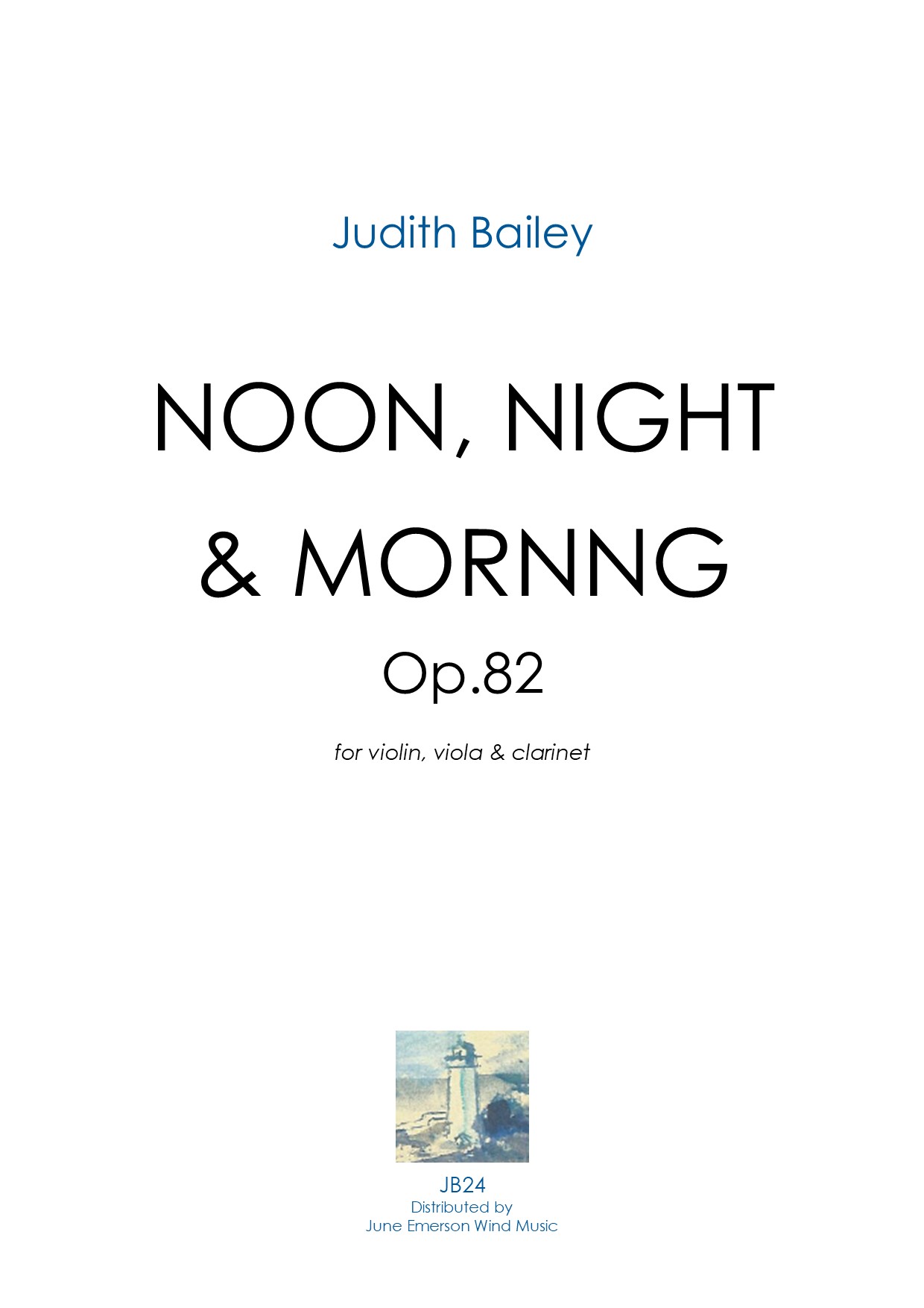 NOON, NIGHT & MORNING Op.82