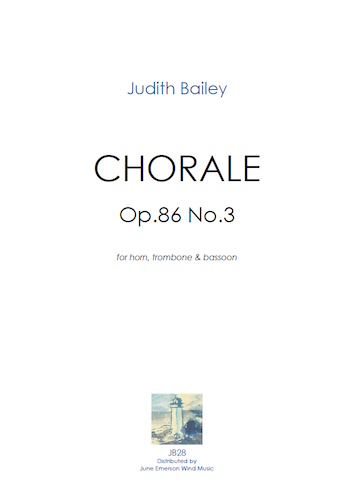 CHORALE Op.86 No.3 (score & parts)
