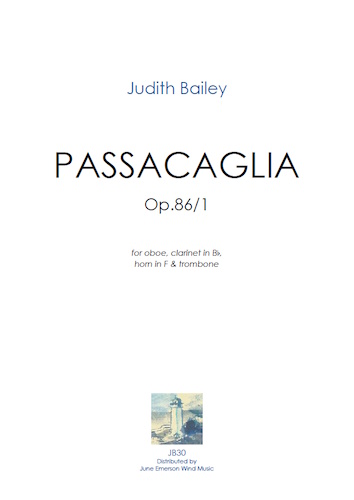 PASSACAGLIA Op.86 No.1 (score & parts)