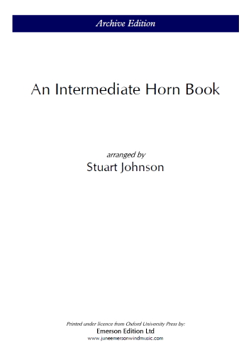 AN INTERMEDIATE HORN BOOK