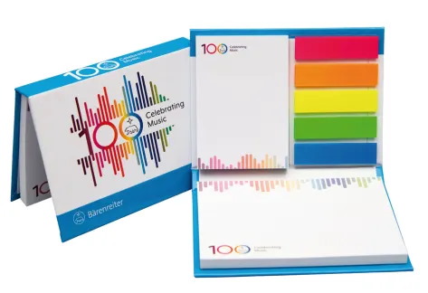 BARENREITER JUBILEE POST-IT SET Bach Blue
