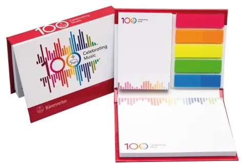 BARENREITER JUBILEE POST-IT SET Handel Red
