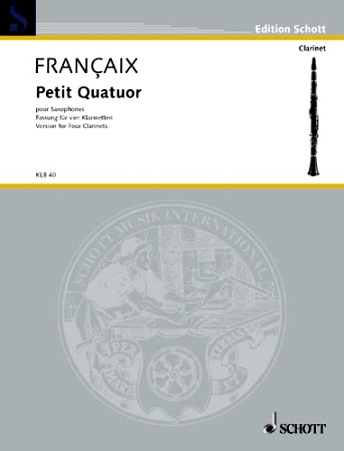 PETIT QUATUOR (score & parts)