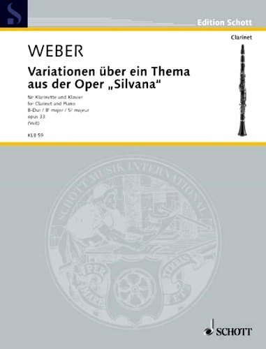 VARIATIONS on a Theme from the Opera 'Silvana' Op.33