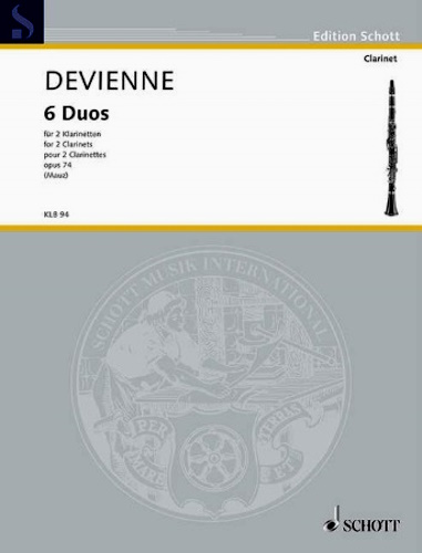 SIX DUOS Op.74 (playing score)