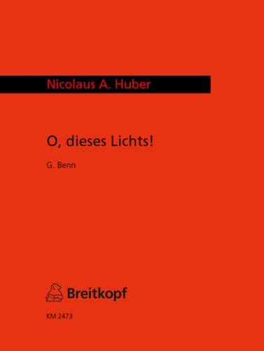 O DIESES LICHTS! (playing score)