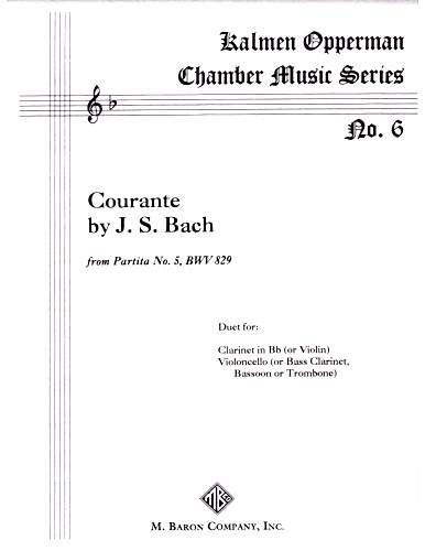 COURANTE from Partita No.5 BWV829